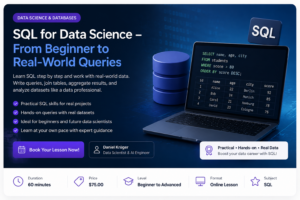 SQL لعلوم البيانات – من المبتدئين إلى الاستعلامات الواقعية