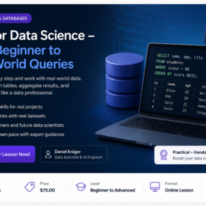 SQL لعلوم البيانات – من المبتدئين إلى الاستعلامات الواقعية